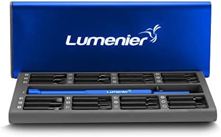 Precizni odvijač Lumenier 48-in-1 - plava / siva / crvena - plava