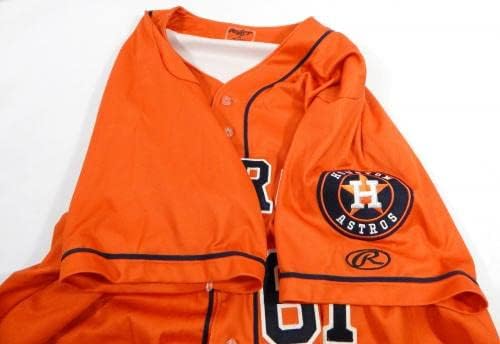 GreenEville Astros 61 Igra Polovni narančasti dres 48 DP32963 - Igra Polovni MLB dresovi