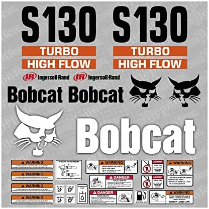 Bobcat S130 Turbo Visoko protočni utovarivač naljepnica za naljepnica / Aufkleber / Adesivo / Naljepnica