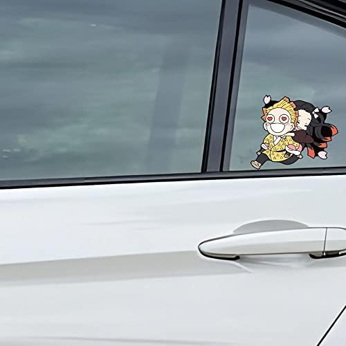 Okimari-Kamado Nezuko Agatsuma Zenitsu PeecEr Auto naljepnica Anime Demon Decal Vinil