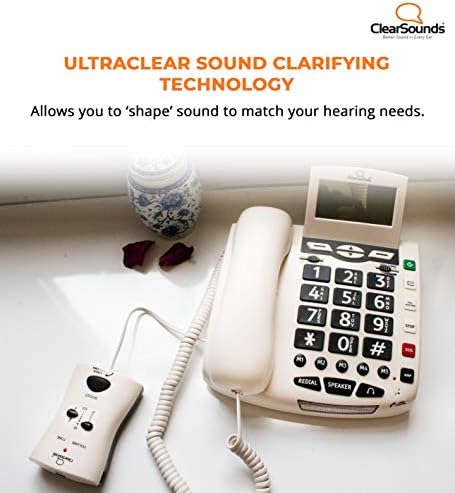 ClearSoounds Wil95 ultraclear prijenosni telefon za prenose za kabele digitalne i VoIP telefone s do 40db
