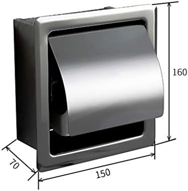FXBZA toaletni držač papira Standardni čelik Vodootporni trajni nosač valjanog tkiva za kupaonicu Hotel-nehrđajući