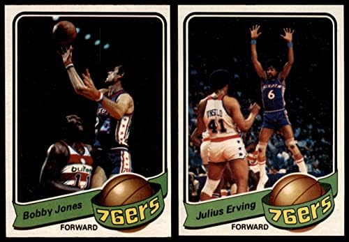 1979-80 TOPPS Philadelphia 76ers Team Set Philadelphia 76ers Nm 76ers