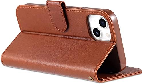 SERDAS Flip Case za iPhone 14/14 Plus / 14 Pro / 14 Pro Max, Magnetic Premium kožna torbica za novčanik
