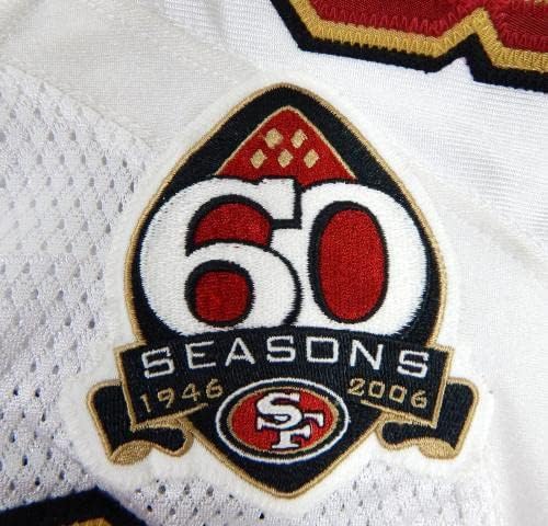 2006 San Francisco 49ers Rasheed Marshall 89 Igra izdana bijeli dres 60 p 42 4 - nepotpisana NFL igra