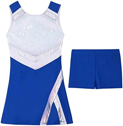 EasyForever Childs Girls 2 kom Tenis Golf Sport Haljina odjeća A-line haljine sa Shorts Sportwear Set