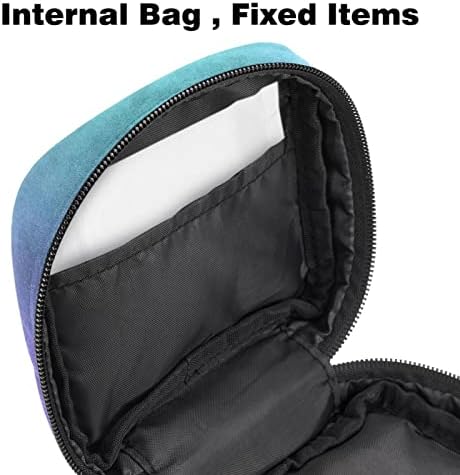 ORYUEKAN torba za odlaganje higijenskih uložaka, prenosive torbe za menstrualne jastučiće za višekratnu upotrebu, torbica za odlaganje tampona za žene djevojke, Psyche Art zelena ljubičasta moderna