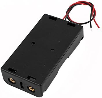 Aexit žica vodi napajanje i modul za napajanje crna kutija za čuvanje baterije držač slota 2 x 3.7 V 18650