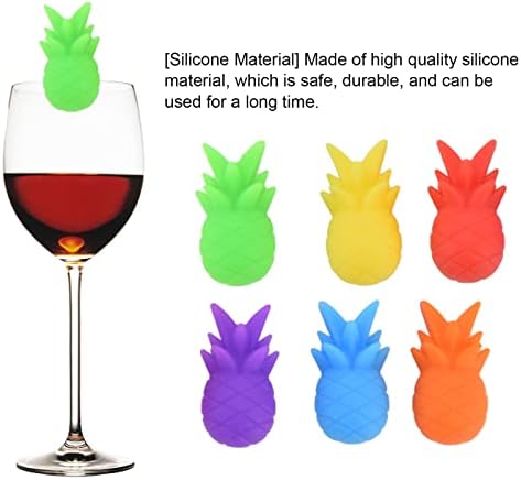 Pineapple Wine Glass Marker Silicone Party Wine Glass - Temu