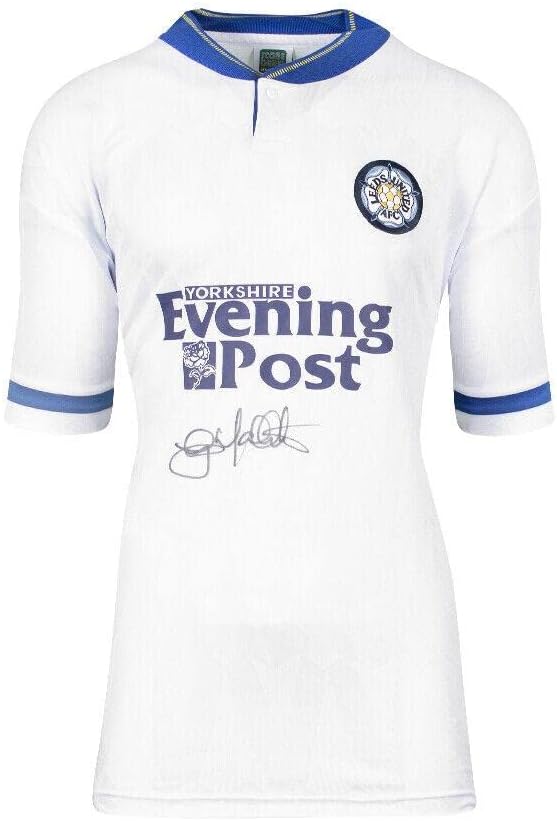 Gary McAllister potpisao je Leeds Ujedinjena majica - 1992. Autografski dres - nogometni dresovi autografa