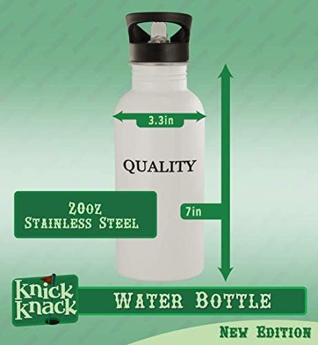 Knick Klack Pokloni chillness - 20oz boca vode od nehrđajućeg čelika, srebrna
