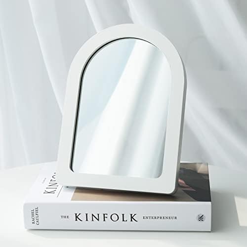 LONGSHENG-od 2001 . godine-ogledalo za šminkanje od bijelog drveta, ogledalo za šminkanje pravougaonika,