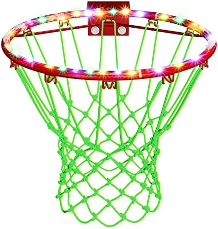 Glow in the Dark Basketball Net with 9.8 ft 30 LED košarkaški Obruč Vanjska košarkaška felga zamjena 12