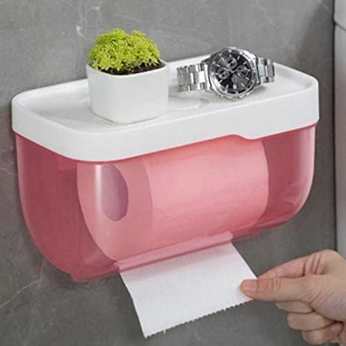 WXXGY Držač salveta kupatilo wc papirnati ručnik držač za držač za zid plastični toaletni papir sa kutijom