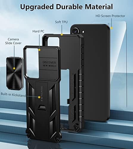 FNTCASA za Samsung Galaxy S23 futrola: Poklopac za zaštitu od dvostrukih kvaliteta Čvrsto zaštitni poklopac