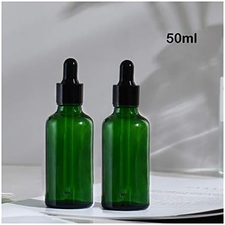 Početna Rezervna PET boca za kućne ljubimce 10pcs 5ml-100ml Prazne boce od jantara od stakla Zelena esencijalna