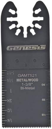 Genesis GAMT521 Universal Quick-Fit 1 3/8 bi-Metal Flush oscilirajuće Multi-Alatno brzo Otpuštajuće sečivo