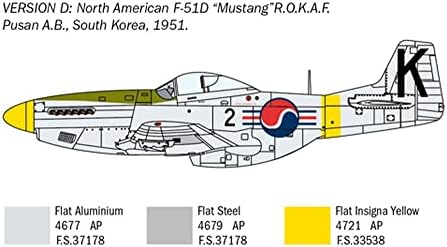 Italeri 1452 North American F-51D Mustang Korean rat