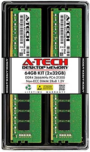 A-Tech 64GB RAM zamjena za Kingston HyperX HX426C16FB3K2 / 64 | DDR4 2666MHz PC4-21300 UDimm ne-ECC 2Rx8