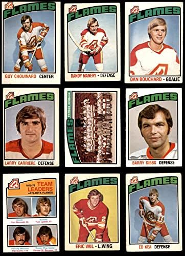 1976-77 O-pee-chee Calgary Flames u blizini Team Set Atlanta Flames GD + Flames