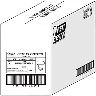 Feit električne Bpr14dm/927CA / 4 40W EQ DM R14 LED sijalice, 4 sijalice