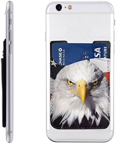 TAZPRAB Patriots Print Holder kartice, putev za kreditne kartice PU 3M ljepilo Stick na bate novčanika za