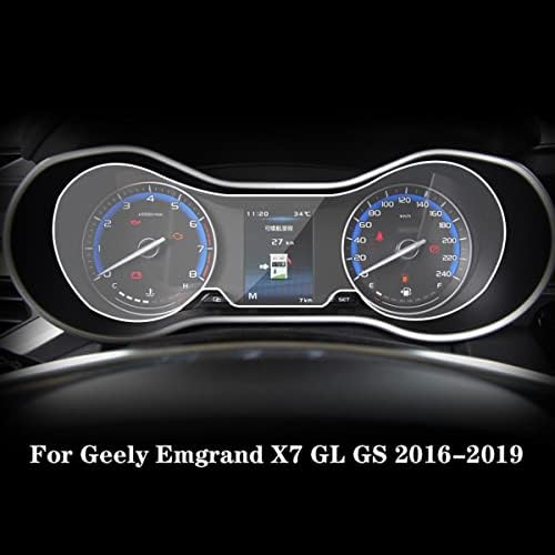 Funiur Instrument zaslon za automobile Otvoreni stakleni film GPS brzinomjer Zaštitni film za film za Geely Emgrad X7 GL GS -2019