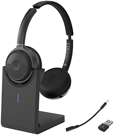 Avantree Alto Clair 2-multifunkcionalne Bluetooth slušalice & odvojivi mikrofon za filtriranje buke sa žičanim & bežičnim režimima slušalica, dvostruko Povezivanje Za PC, računar & amp; telefon, jasne pozive bilo gdje
