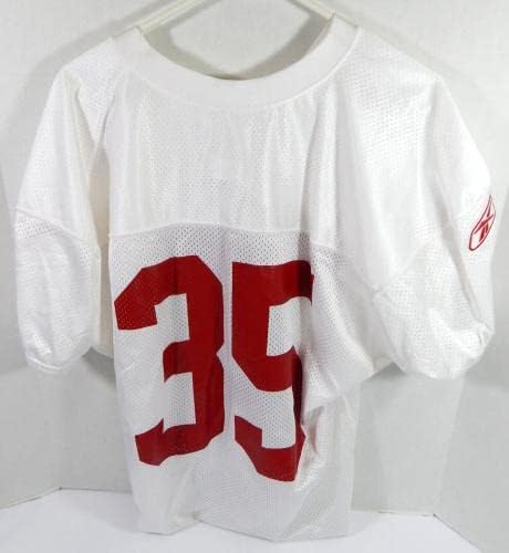 2009 San Francisco 49ers 35 Igra Polovni dres bijele prakse L DP28771 - Neposredna NFL igra rabljeni dresovi
