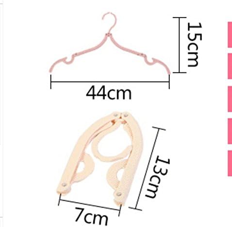 Yumuo preklopna stalak za odjeću Prijenosni putovanja Višenamjenski plastični kliz Jednostavan vješalica